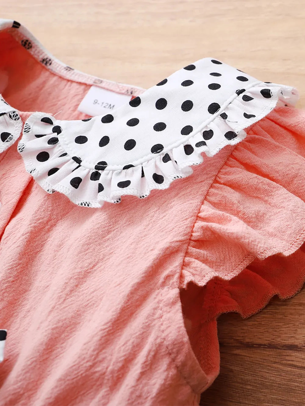 Girls Cotton Dress Peter Pan Collar | Kira’s Little Wonders