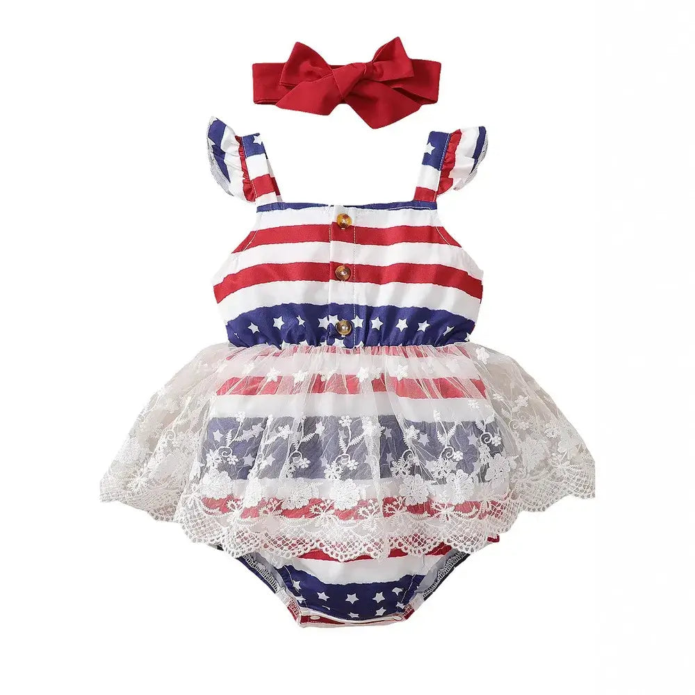 Baby Lace Square Neck Bodysuit | Kira’s Little Wonders