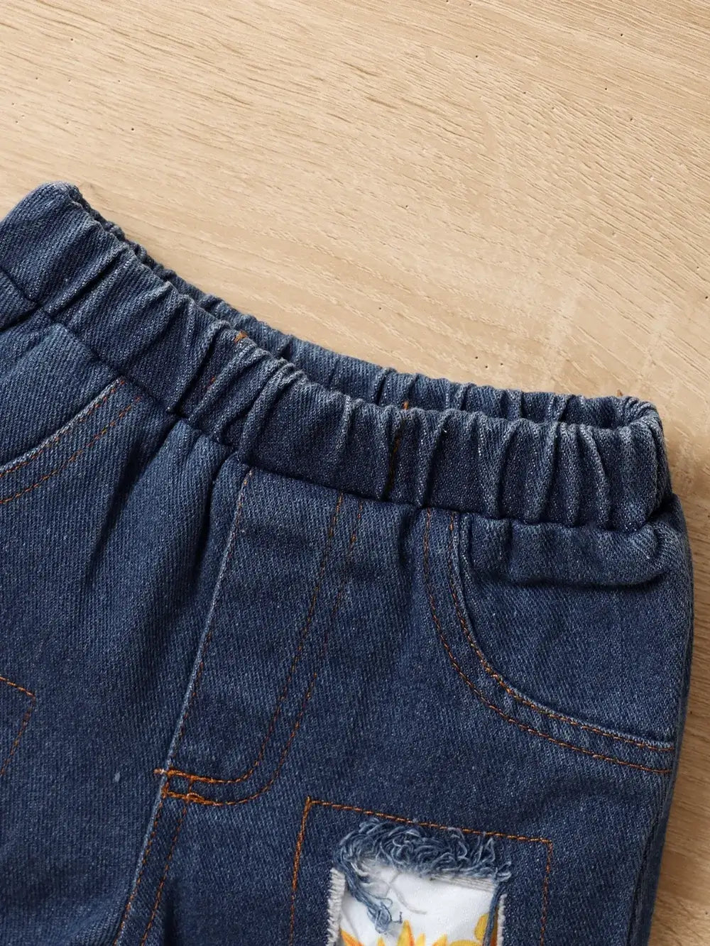 Girls Sunflower Ruffled Top and Shorts Set | Kira’s Little Wonders