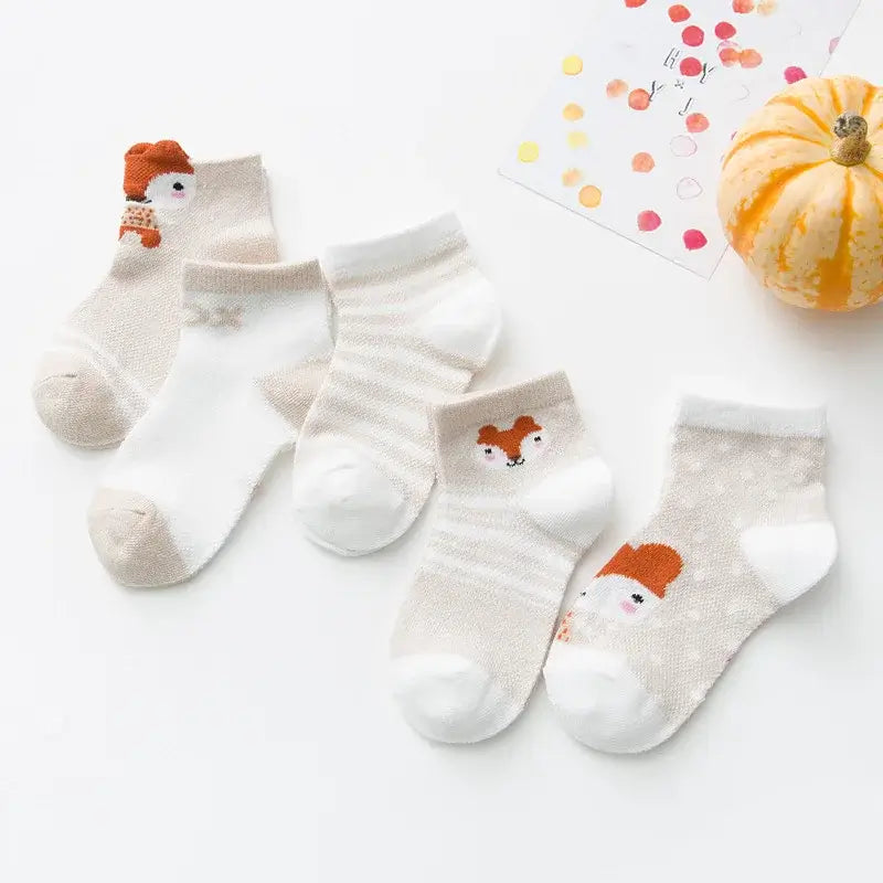 cartoon Baby Socks 5pk