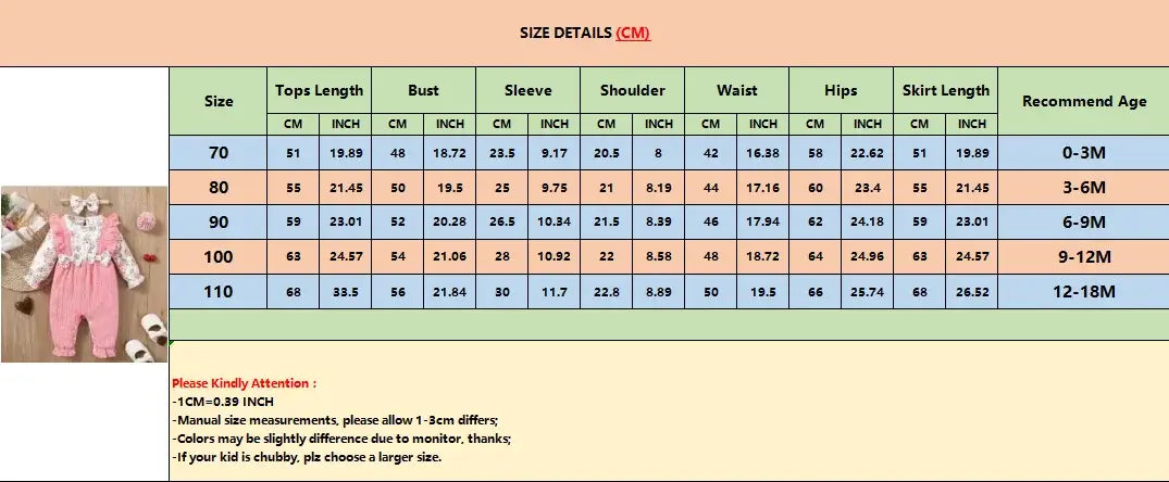 0-18 Months Newborn Baby Girl Romper