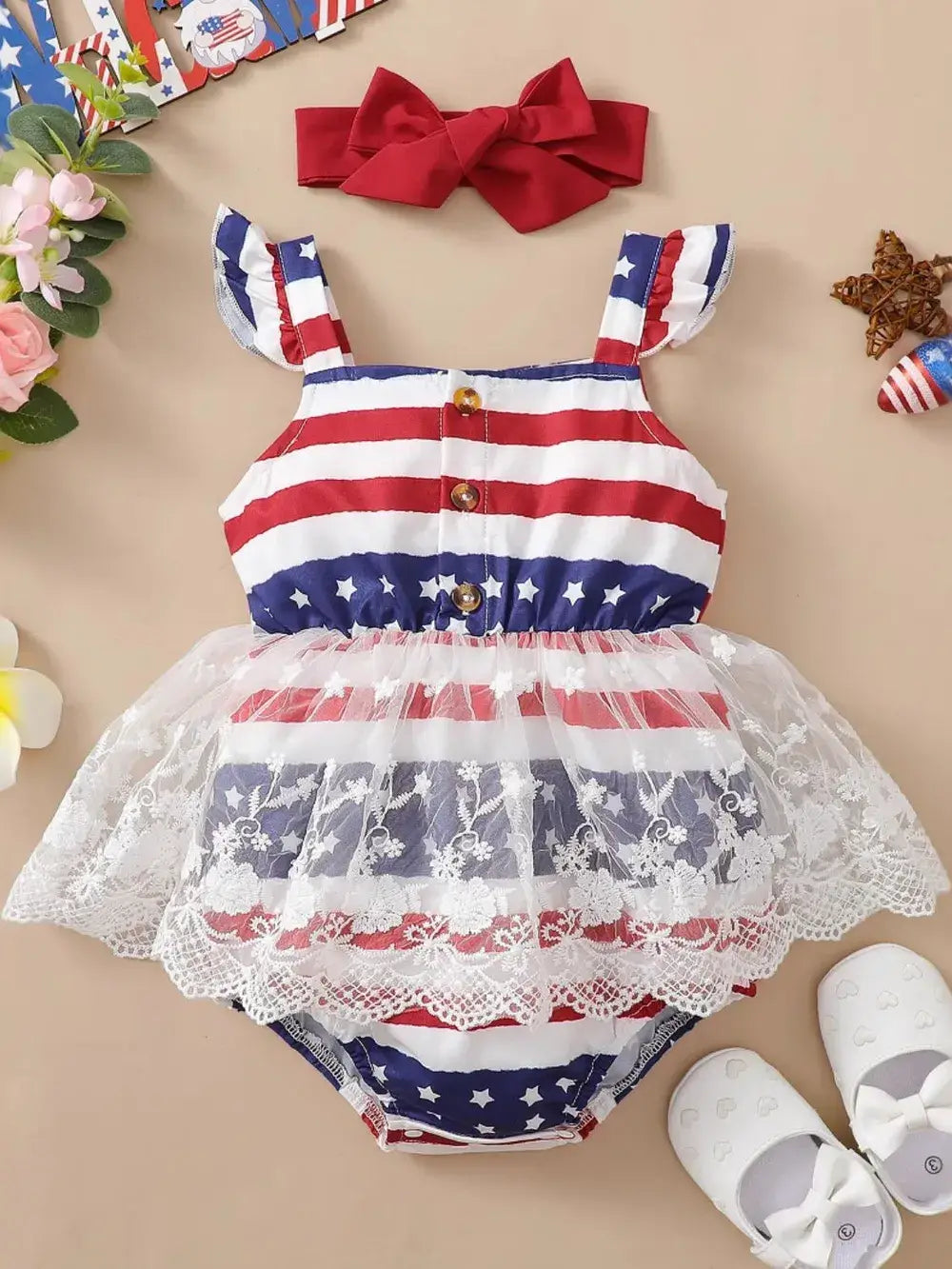 Baby Lace Square Neck Bodysuit | Kira’s Little Wonders