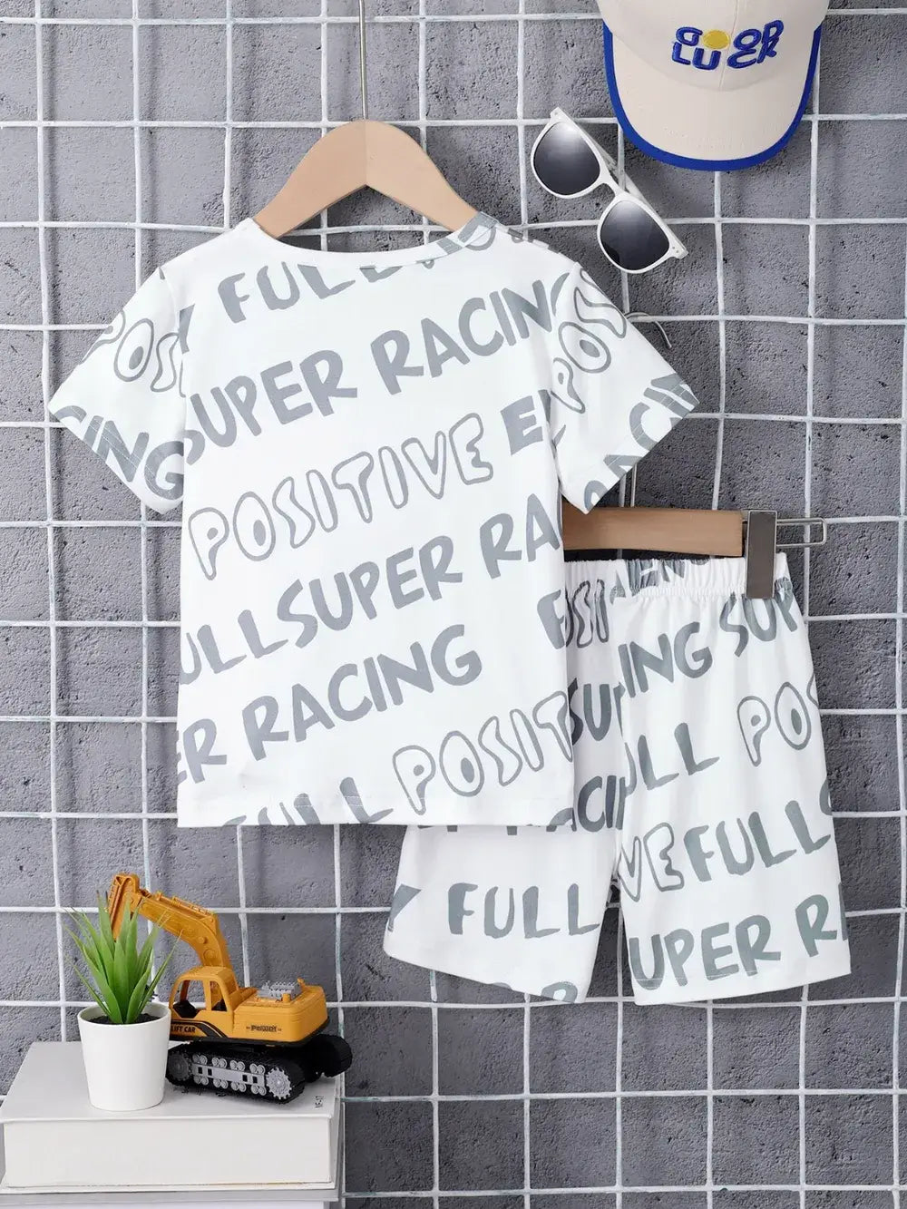 Kids Cartoon Graphic T-Shirt and Shorts Set | Kira’s Little Wonders