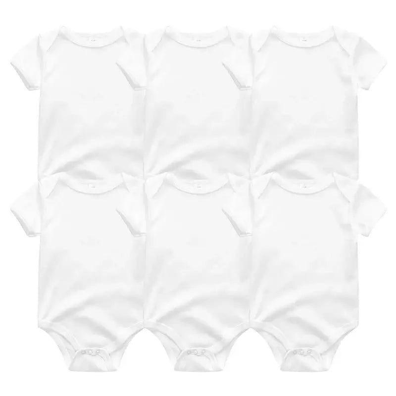 Baby Girl Jumpsuit 6Pcs/Lot Body Suit Spring Summer Toddler Boys Romper Cartoon Newborn Outfits Infant Clothes Set Cotton