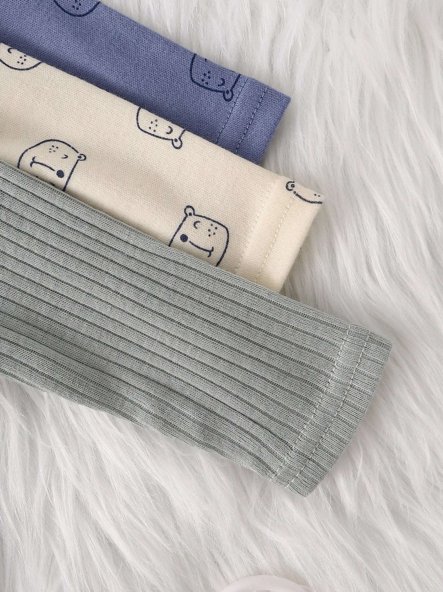 Baby boy onesie 3PCS New style baby boy clothes Spring/Autumn long-sleeved onesie Cotton fabric Suitable for 0-9months