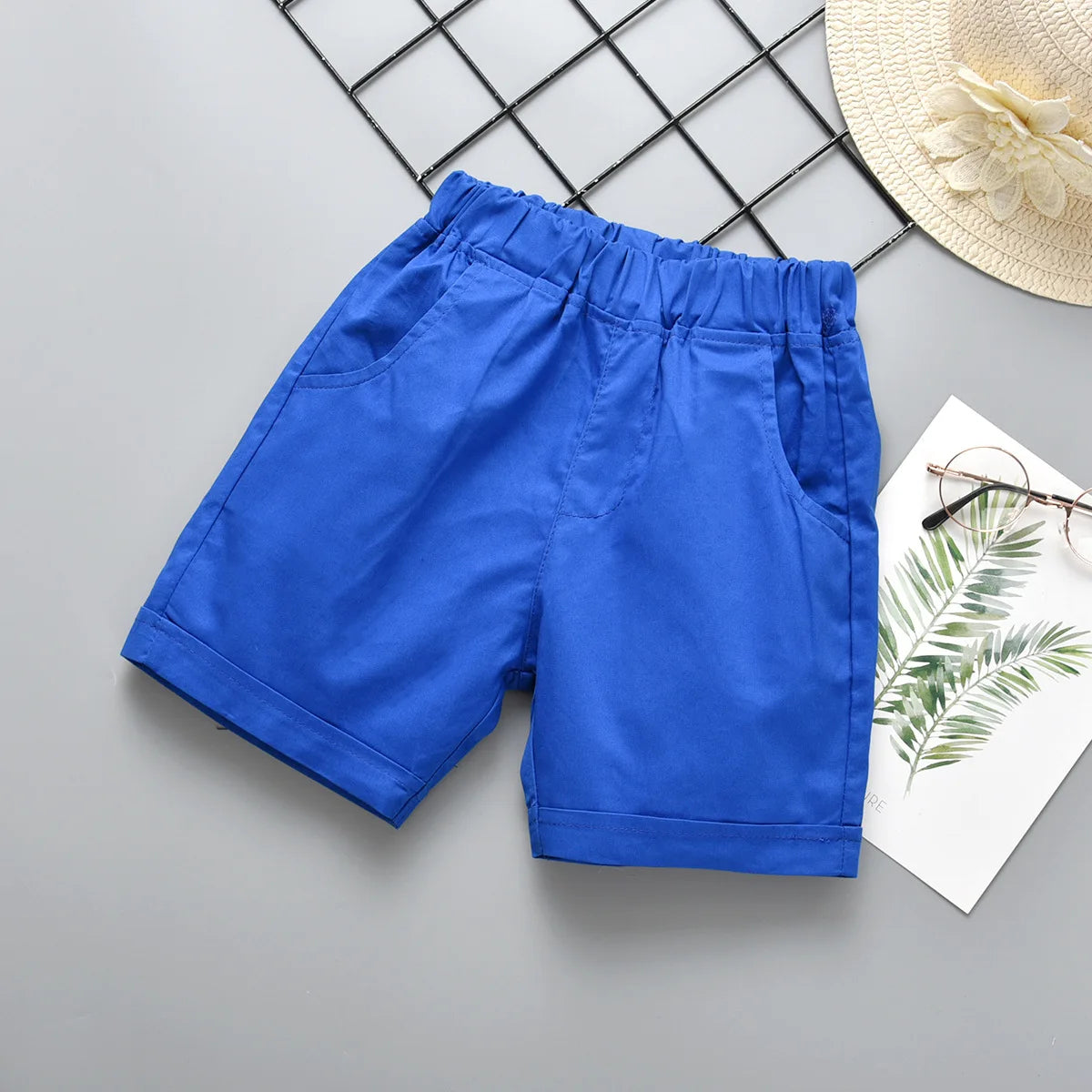 Boys Shorts Trousers Solid Color