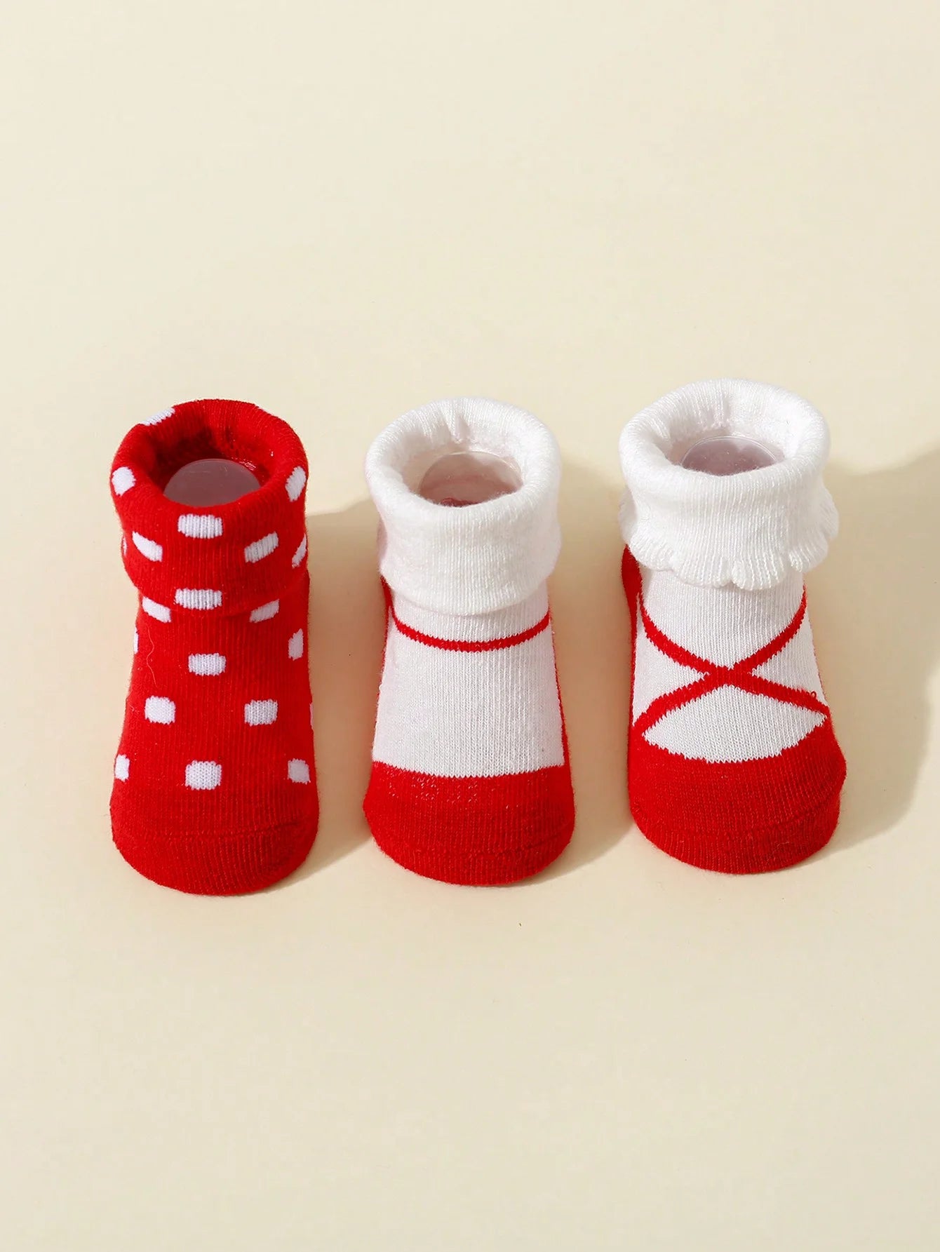 3 Pairs Cute, Soft and Anti-Slip Ankle Socks