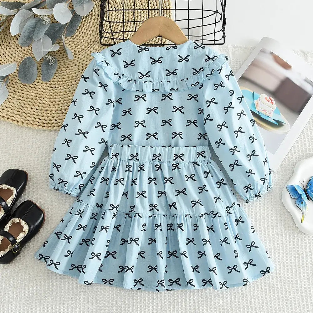 Girls Toddler Kids Bow-knot Blouses Pant 2pc