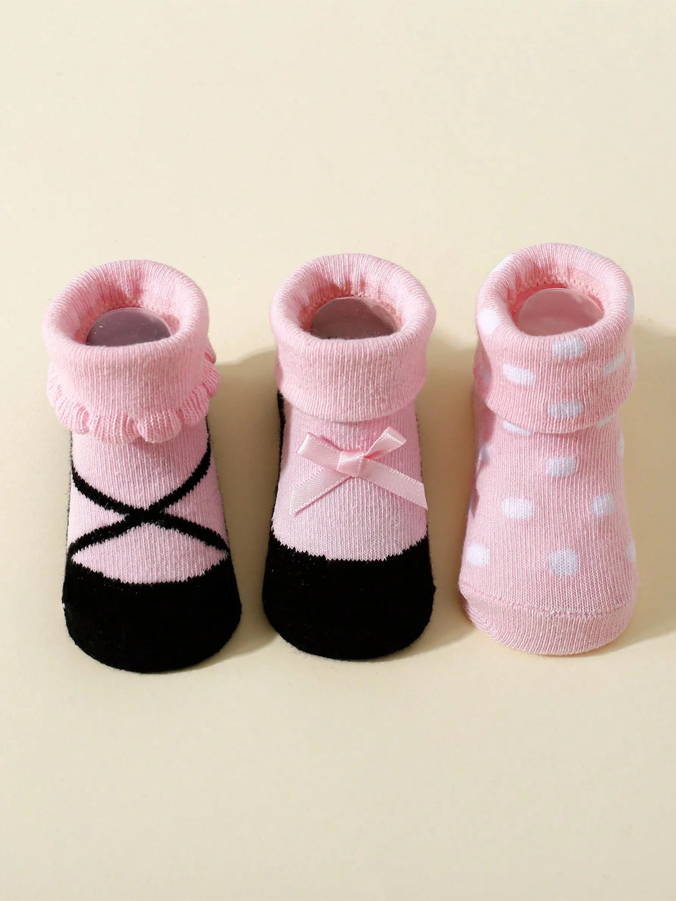 3 Pairs Cute, Soft and Anti-Slip Ankle Socks
