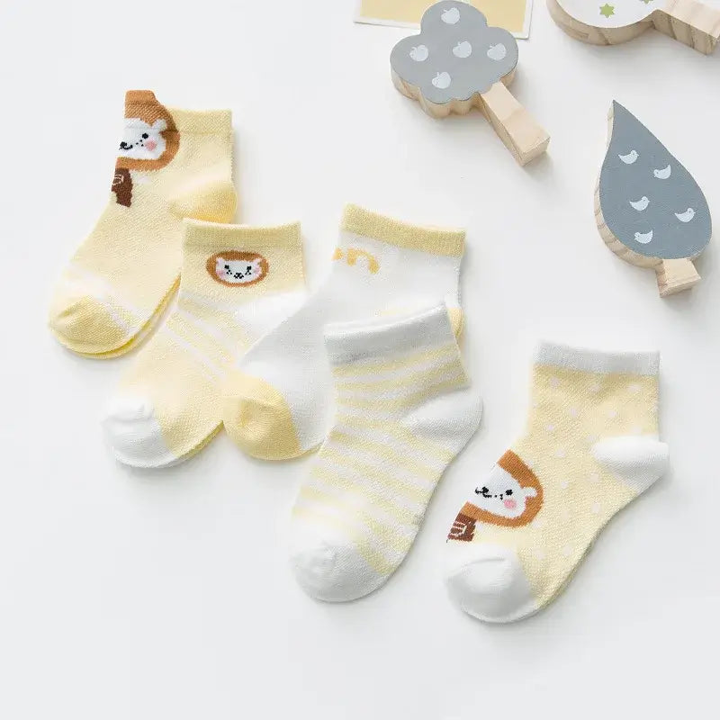 cartoon Baby Socks 5pk