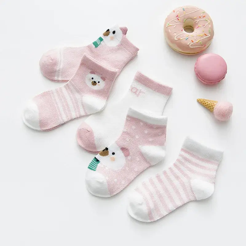 cartoon Baby Socks 5pk