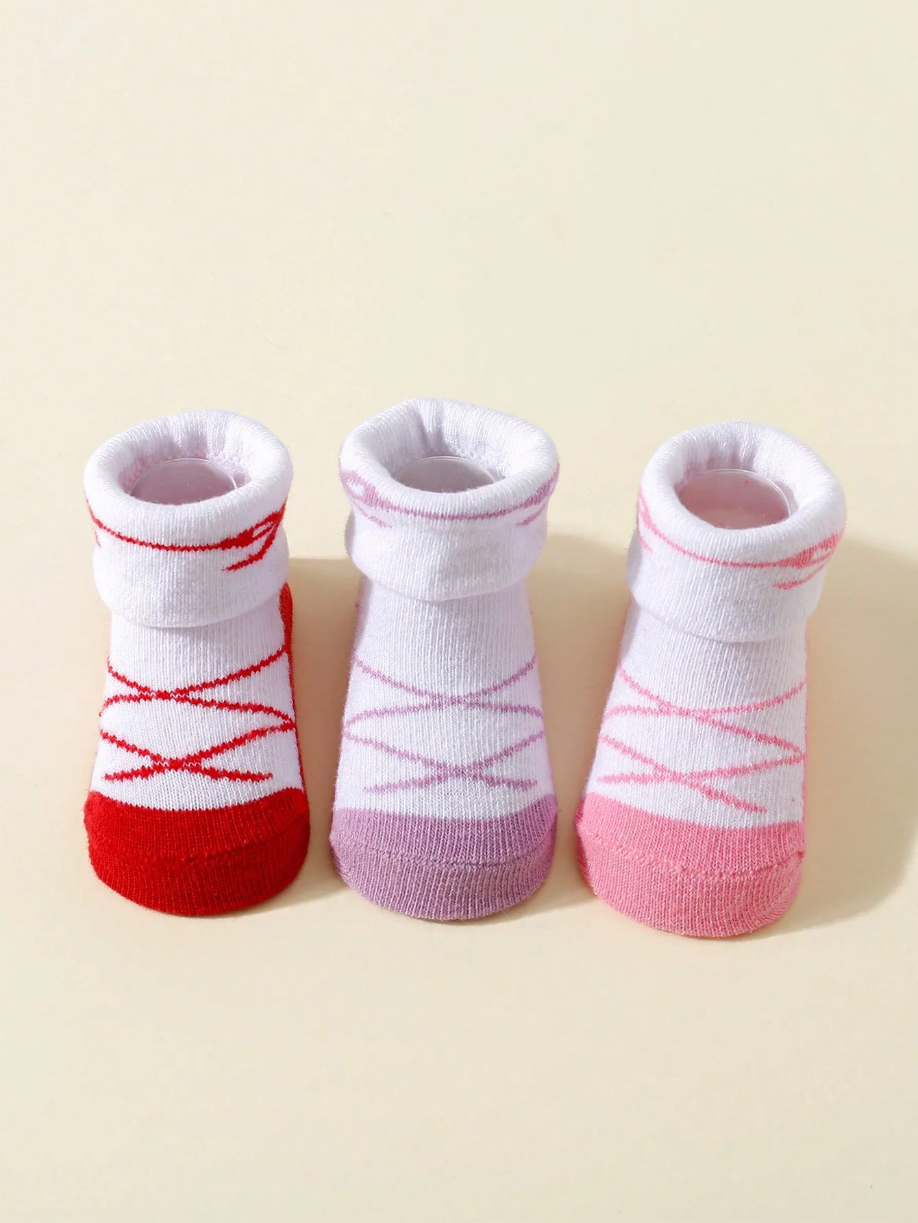 3 Pairs Cute, Soft and Anti-Slip Ankle Socks