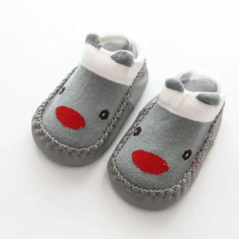 Baby Socks Slippers With Rubber