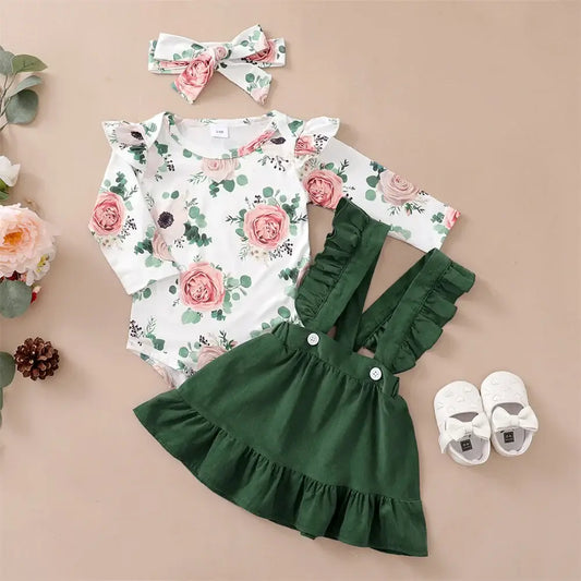 Baby Girl 3PCS Floral