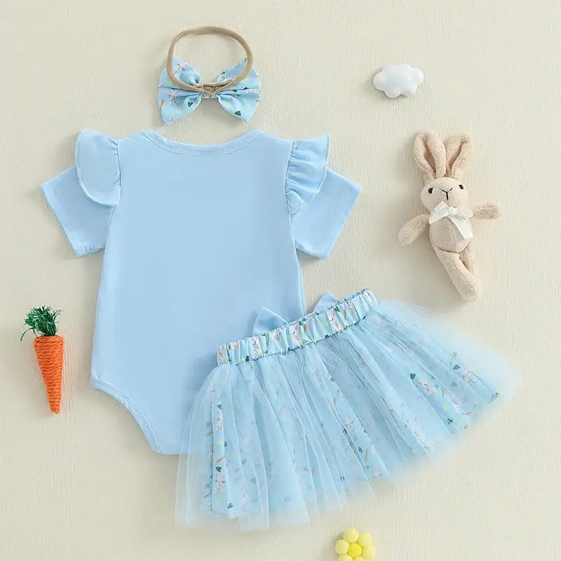 Adorable Baby Girl Easter Bunny Outfit | Kira’s Little Wonders