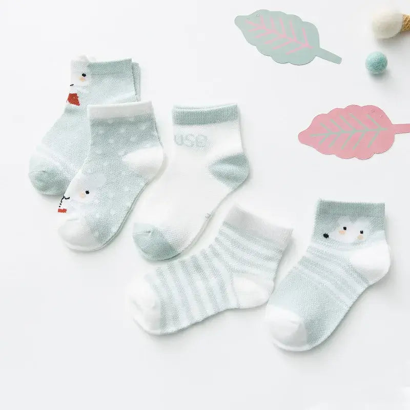 cartoon Baby Socks 5pk