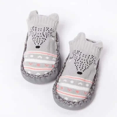 Baby Socks Slippers With Rubber