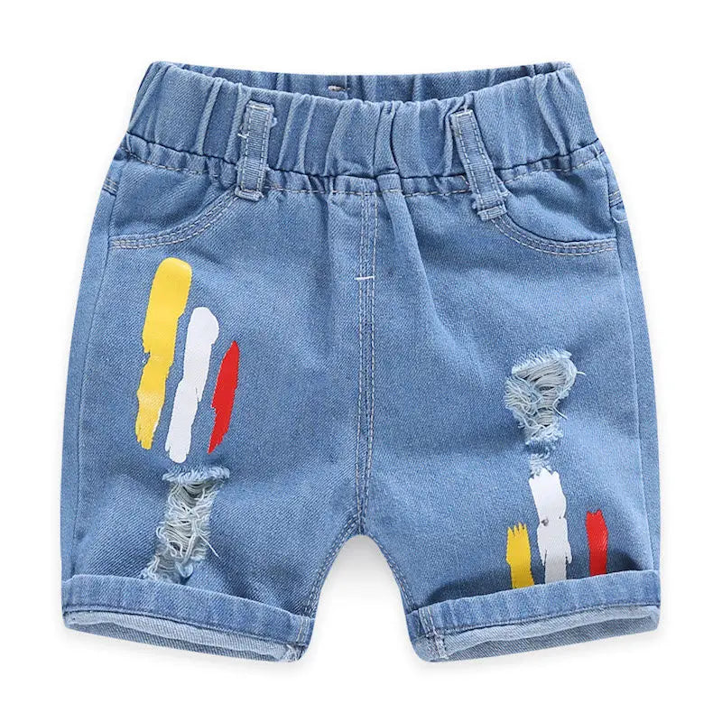 Denim Shorts Fashion Hole Cotton Cowboy Shorts