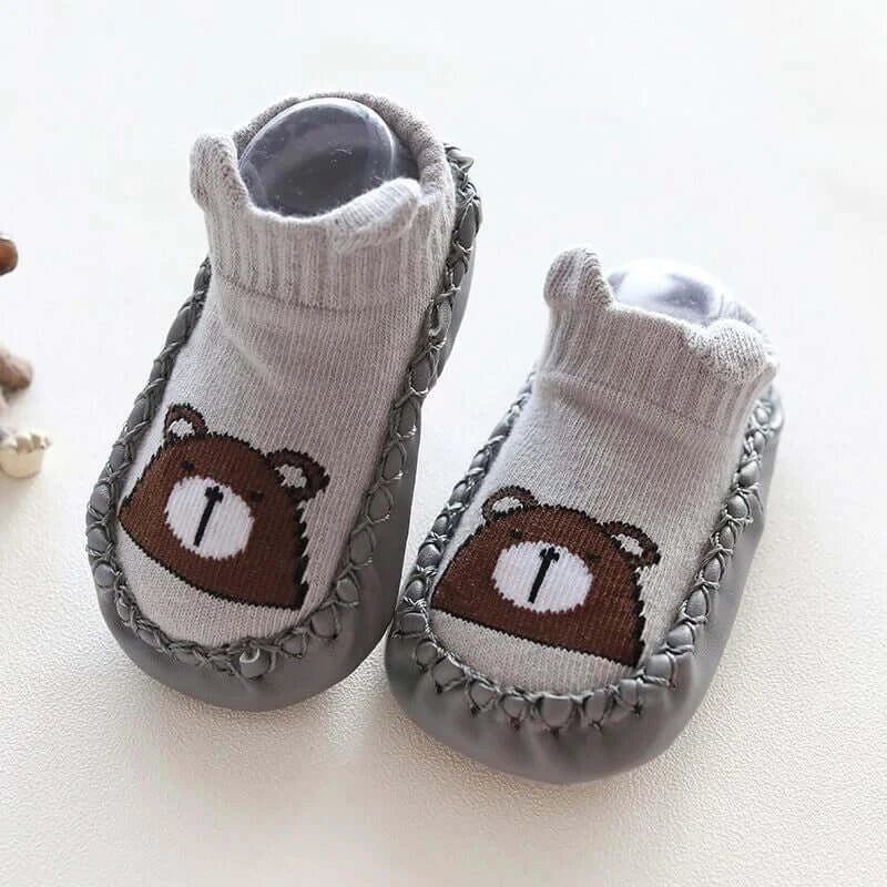 Baby Socks Slippers With Rubber