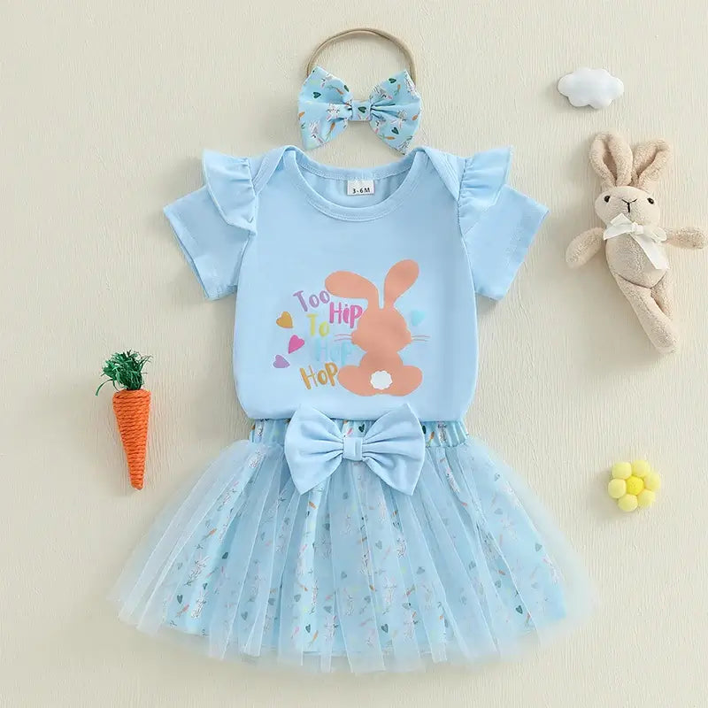 Adorable Baby Girl Easter Bunny Outfit | Kira’s Little Wonders