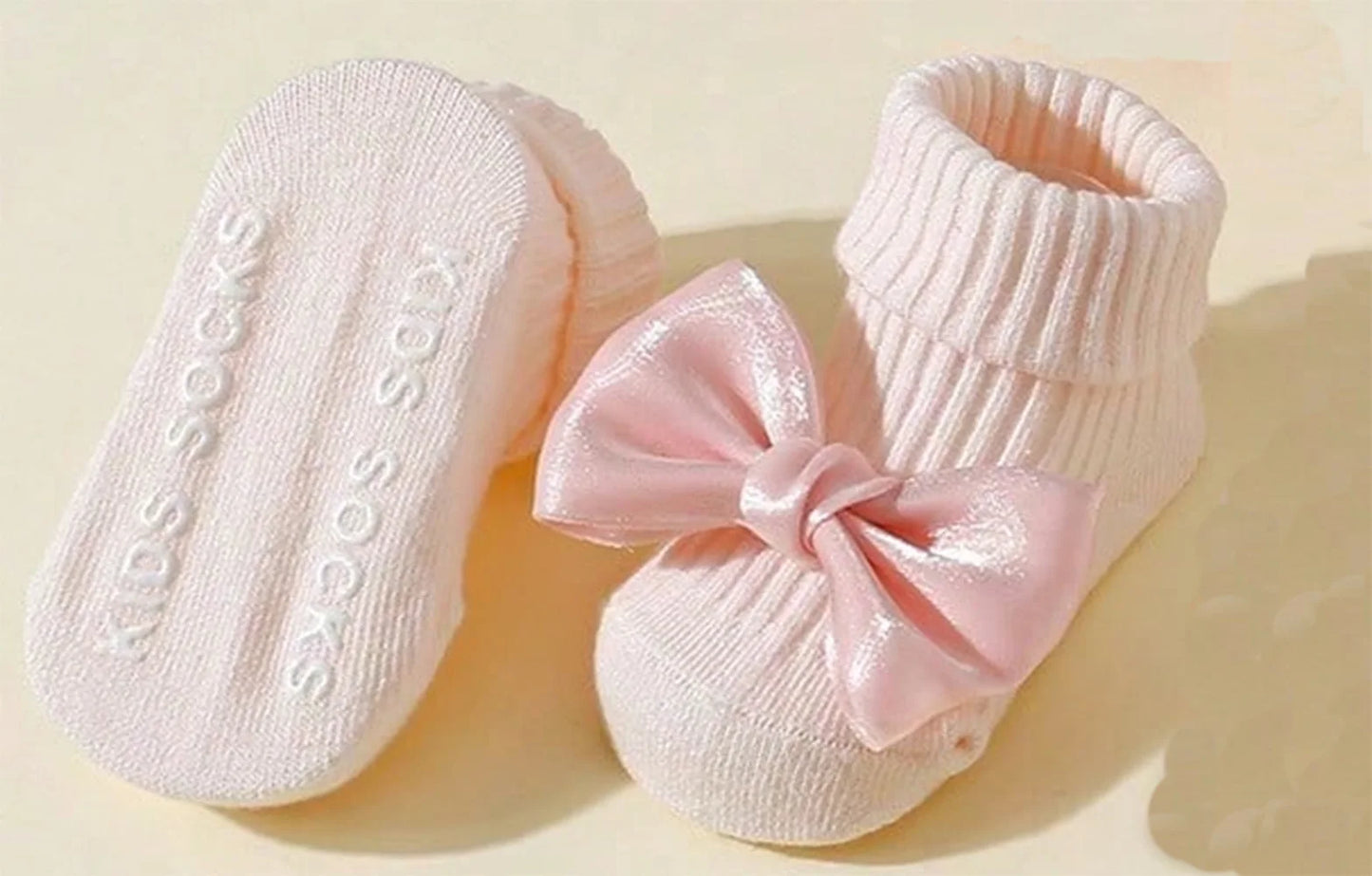 4 Pairs Soft Cotton Cute Ankle Socks 0-24 Months