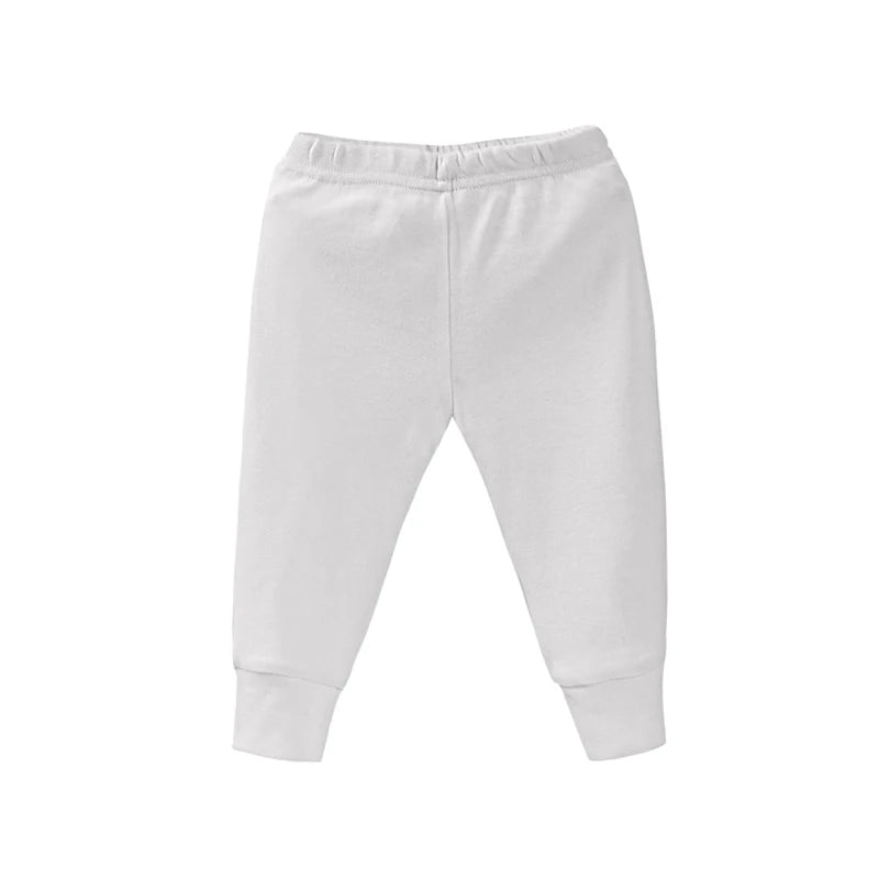 Baby Pants Newborn Boy Trousers 100% Cotton Solid Color Soft Casual Trouser Toddler Newborn Baby Clothes 3 6 9 12 18 24 Months