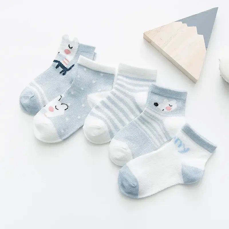 cartoon Baby Socks 5pk
