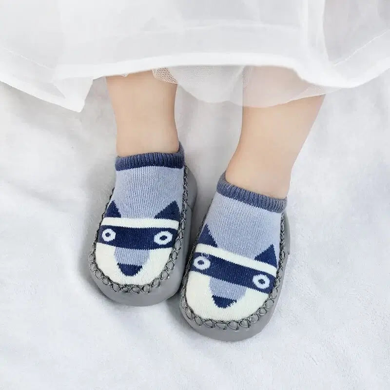 Baby Socks Slippers With Rubber