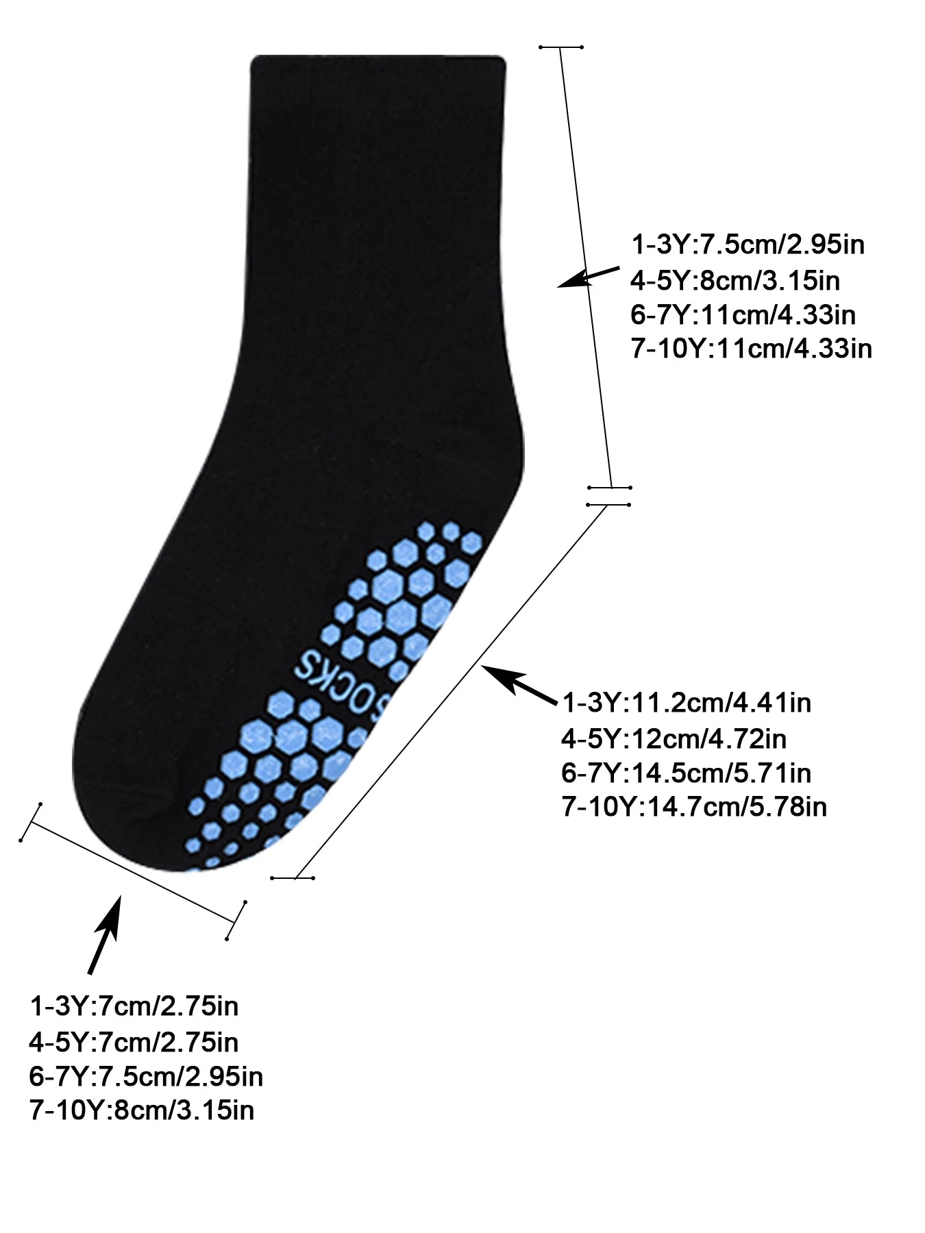 Socks 15 Pairs Non Slip