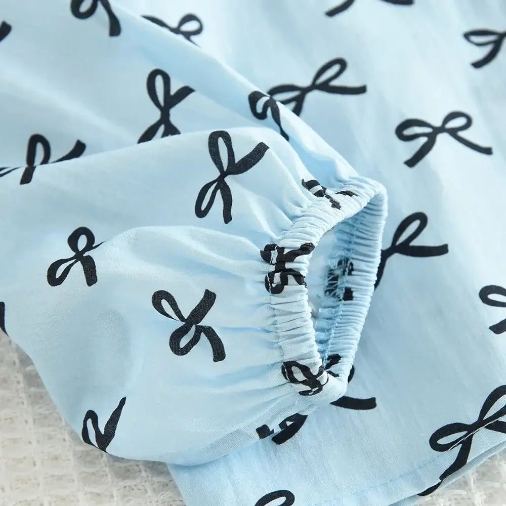 Girls Toddler Kids Bow-knot Blouses Pant 2pc