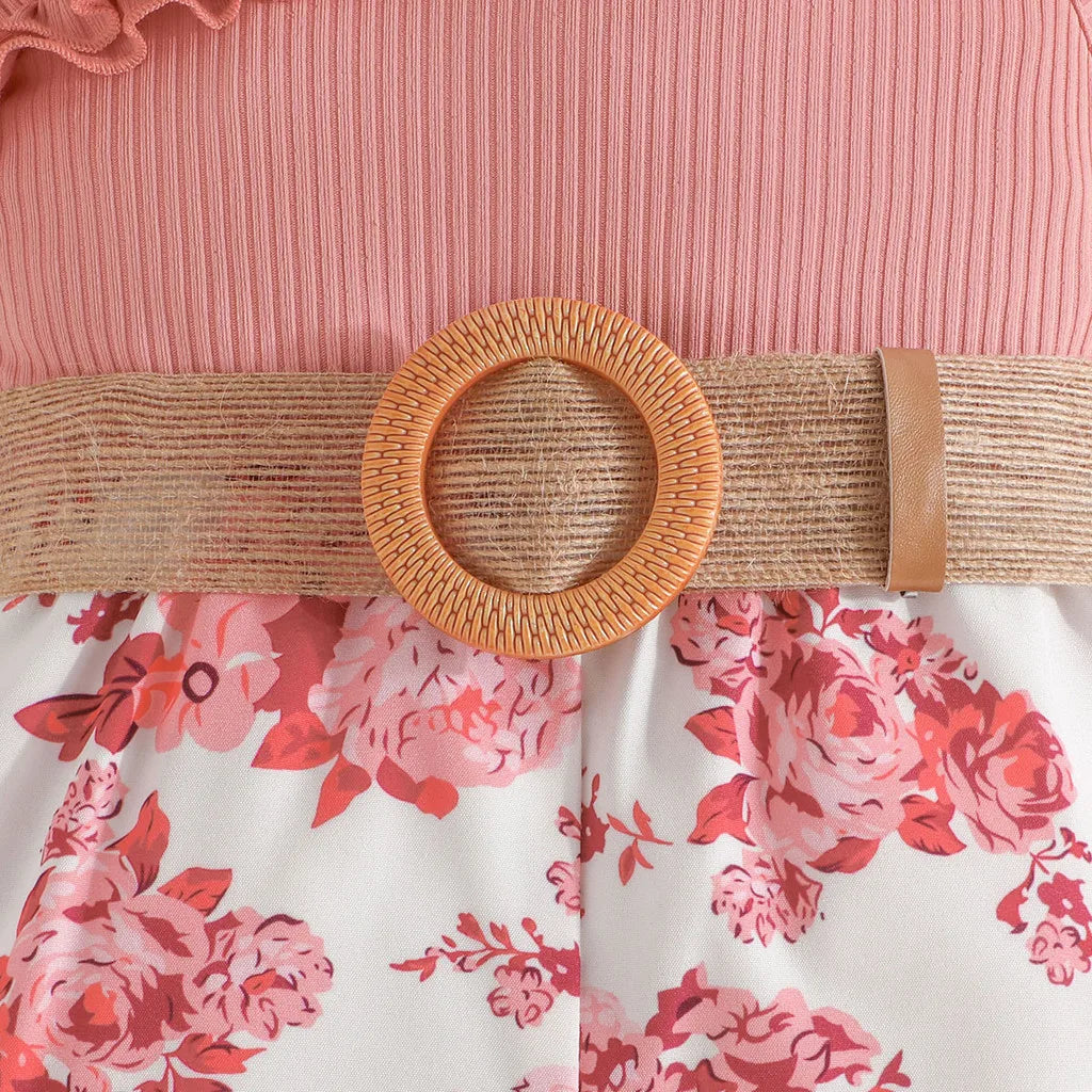 Floral Off Shoulder Sleeveless Romper