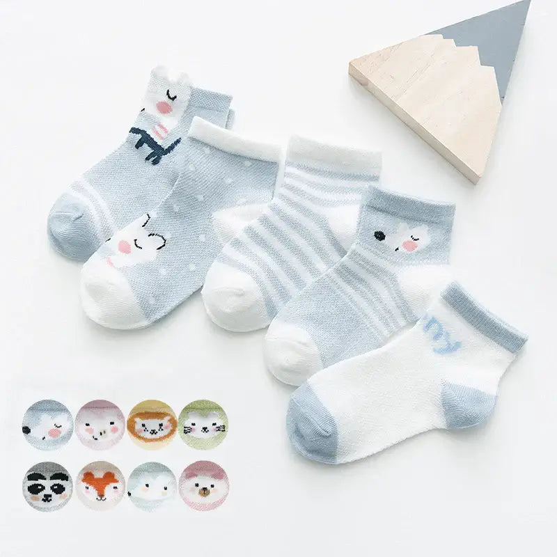 cartoon Baby Socks 5pk
