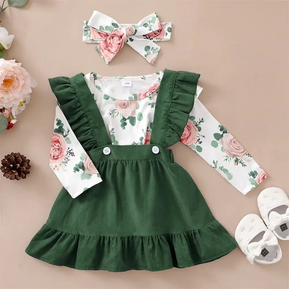 Baby Girl 3PCS Floral