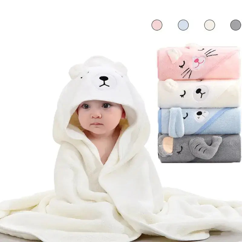 Toddler Bathrobe Infant Bath Towel Boy Girl Blankets