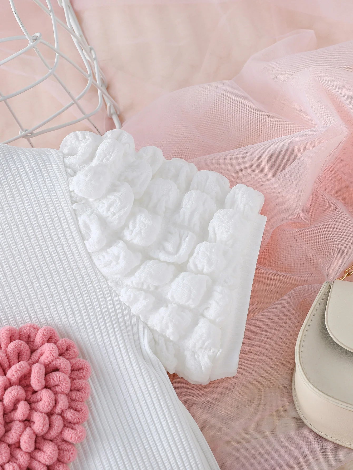 Toddler Girl Summer Fashion Casual Clothes Top With Heart Puff Sleeve &Pink Short Pant With Bow Active Clothing Set For 1-6Y