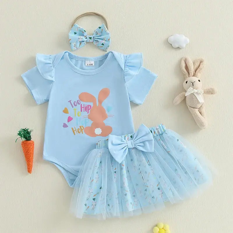 Adorable Baby Girl Easter Bunny Outfit | Kira’s Little Wonders