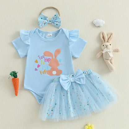 Adorable Baby Girl Easter Bunny Outfit | Kira’s Little Wonders