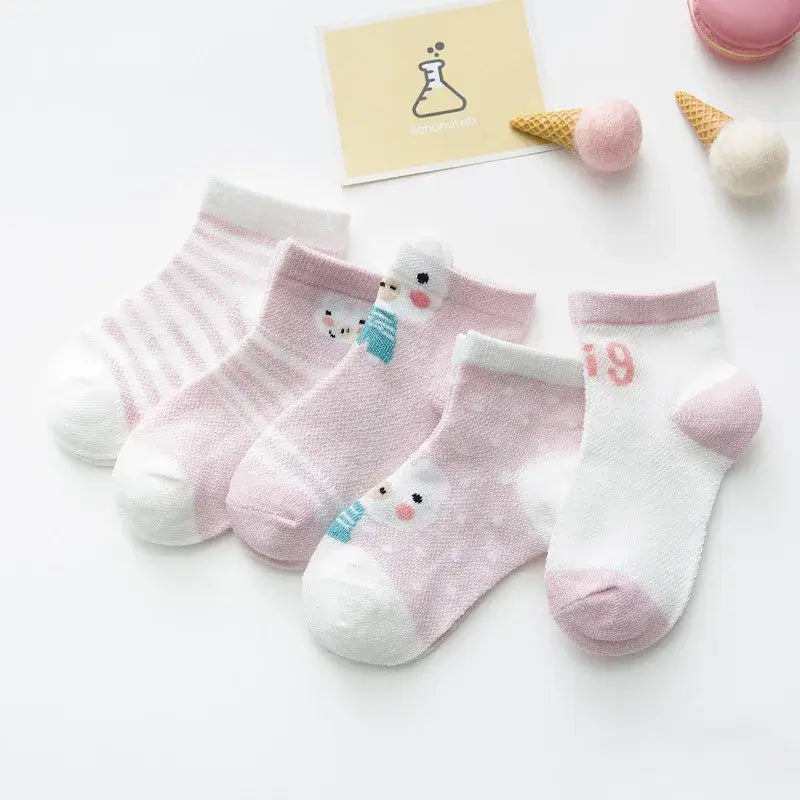 cartoon Baby Socks 5pk