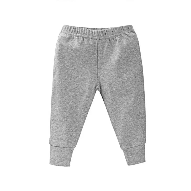 Baby Pants Newborn Boy Trousers 100% Cotton Solid Color Soft Casual Trouser Toddler Newborn Baby Clothes 3 6 9 12 18 24 Months
