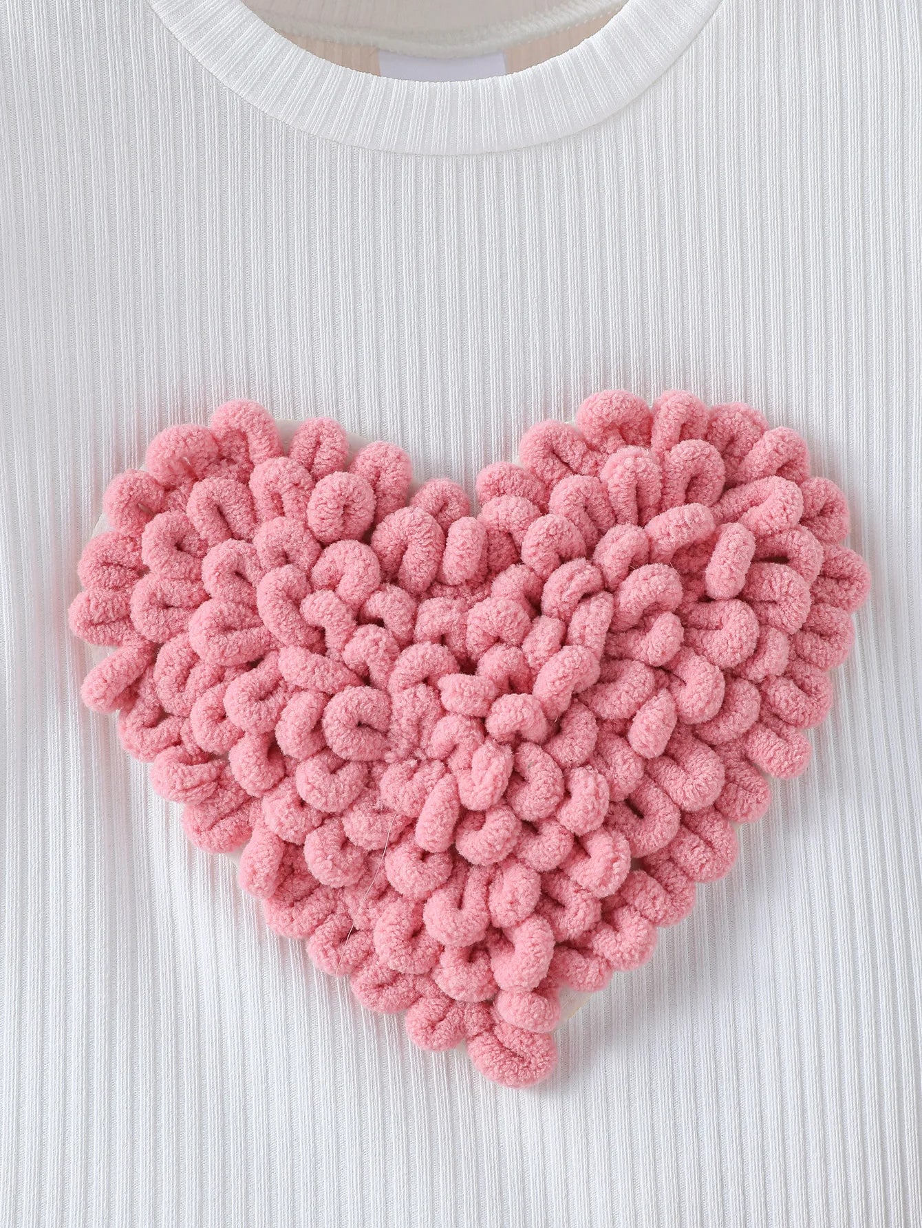 Toddler Girl Summer Fashion Casual Clothes Top With Heart Puff Sleeve &Pink Short Pant With Bow Active Clothing Set For 1-6Y