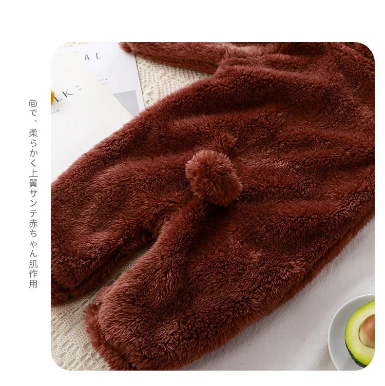 Baby Flannel Romper - Cozy Winter Onesie Jumpsuit for Newborn To 5 Years, Unisex Infant Outfit Set Baby Girl Outfit Set