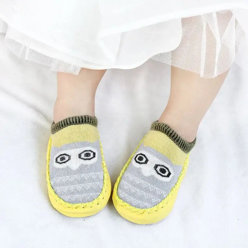 Baby Socks Slippers With Rubber