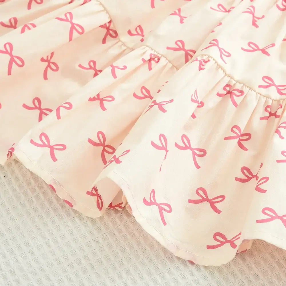 Girls Toddler Kids Bow-knot Blouses Pant 2pc