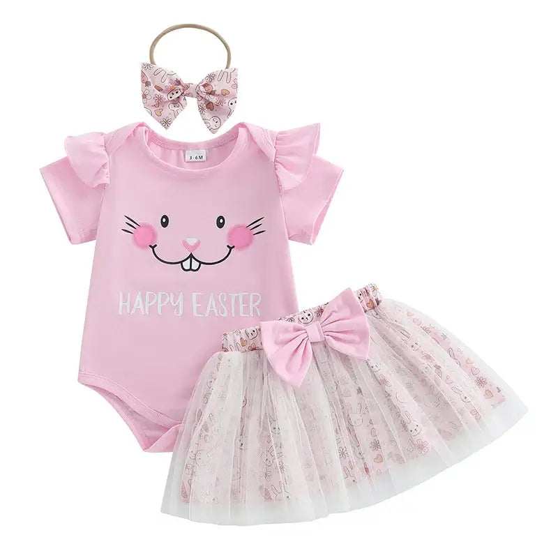 Adorable Baby Girl Easter Bunny Outfit | Kira’s Little Wonders