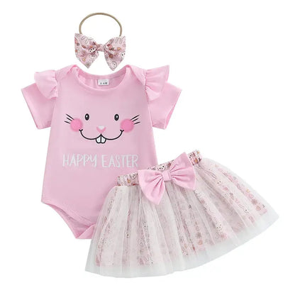 Adorable Baby Girl Easter Bunny Outfit | Kira’s Little Wonders