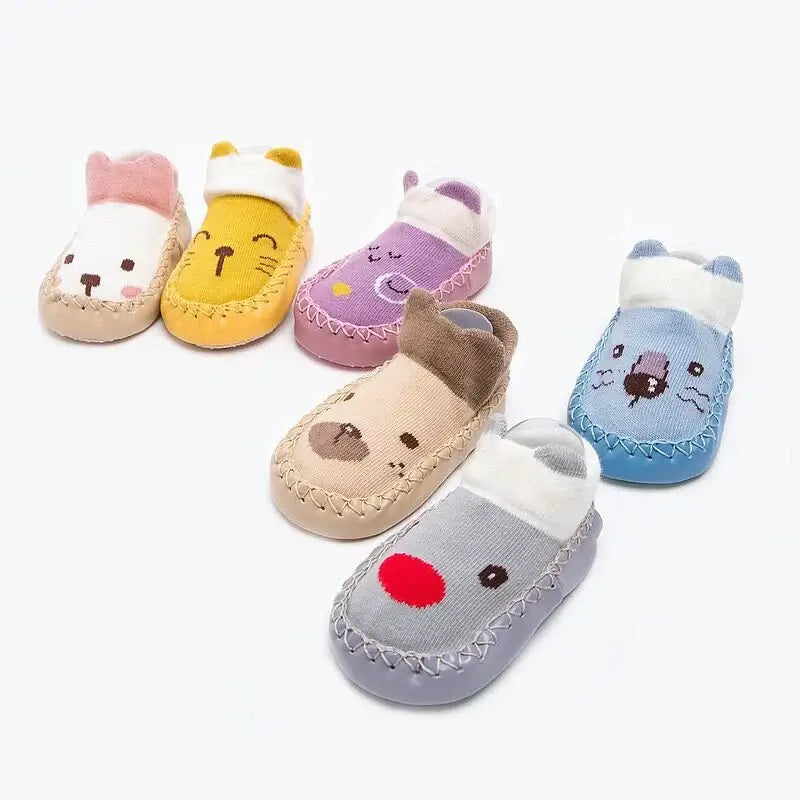 Baby Socks Slippers With Rubber