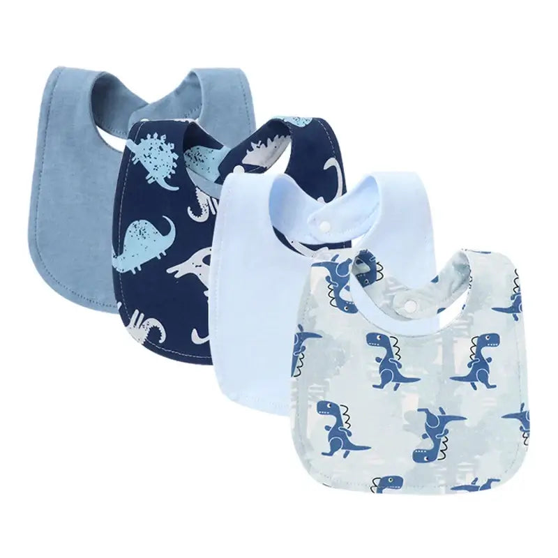 4Pcs Baby Bibs Burp Clothes