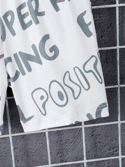 Kids Cartoon Graphic T-Shirt and Shorts Set | Kira’s Little Wonders