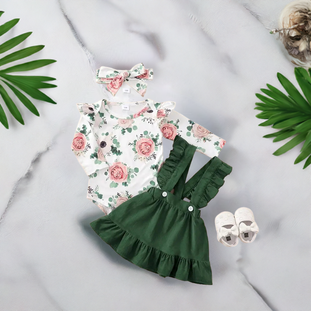 Baby Girl 3PCS Floral